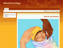 Tablet Screenshot of amixedgreeting.com